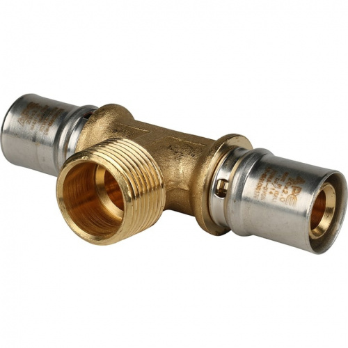 Пресс тройник  Stout НР 20х3/4х20 для м/п труб SFP-0008-203420, фото