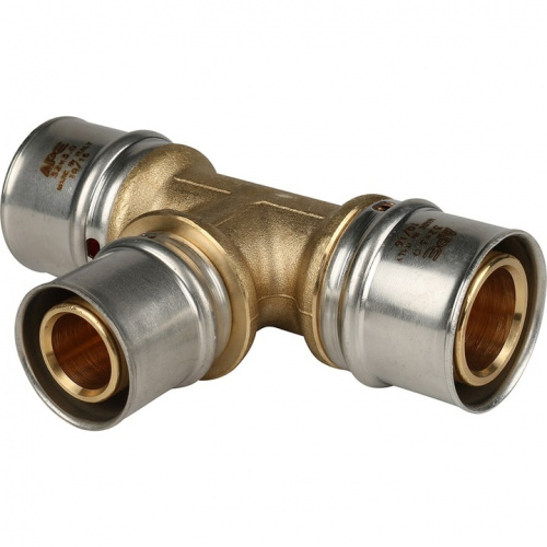 Пресс тройник редукционный Stout 32х26х32 для м/п труб SFP-0005-322632, фото