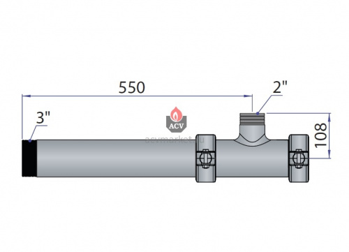 Обвязка греющего контура в каскад (Тип А) 2" 10800178