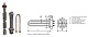 Блок-ТЭН ZOTA ТЭНБ-12 кВт П2 (d=7,4) с защитным колпаком