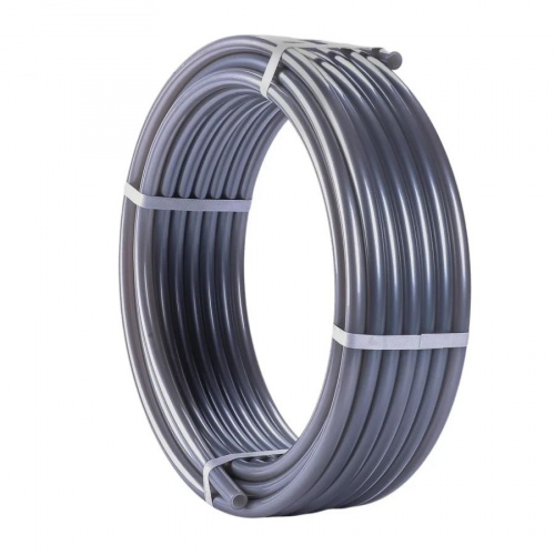 Труба стабильная ROMMER PE-Xa/Al/PE-RT 20x2,9 бухта 100 метров с кислородным слоем серая, фото