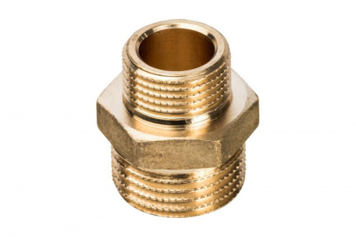 Ниппель переходной Stout 1/2х3/8 НН SFT-0003-001238, фото