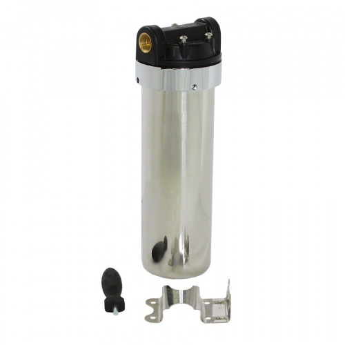 Фильтр-колба STEEL BRAVO SINGLE нержавеющая сталь 1/2", фото