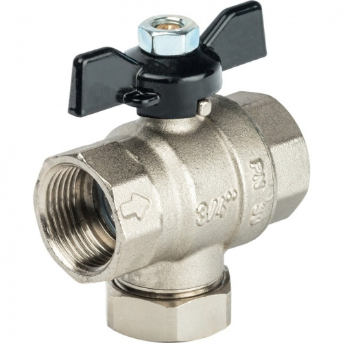 STOUT Кран шаровой с фильтром 3/4, фото