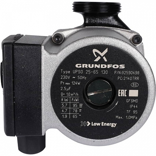 Насосно-смесительный узел Stout с термостатическим клапаном и насосом Grundfos UPSO 25-65 130, фото фото 4