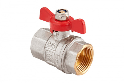 Шаровый кран MVI Premium BV.513 1/2 ММ бабочка, фото