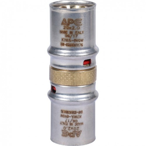 SFP-0003-002020 Stout Муфта соединительная 20x20 для м/п труб прессовая, фото