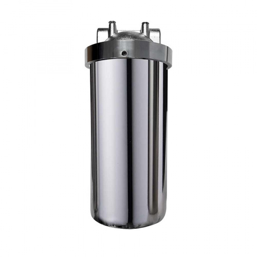 Фильтр-колба STEEL BRAVO 10"BB нержавеющая сталь 1" F80108, фото