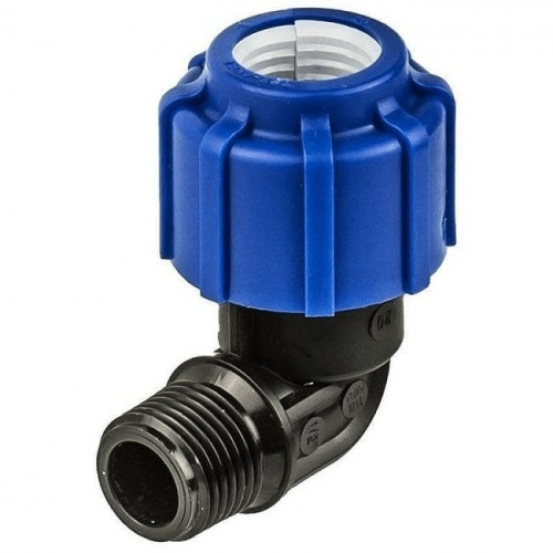 ПНД отвод 25х1/2 Нр, фото