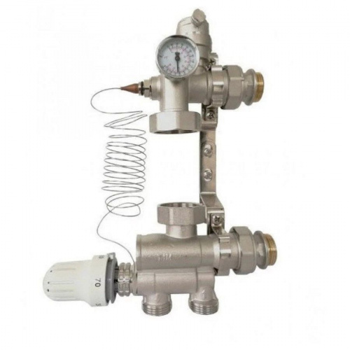 Насосно-смесительный узел для теплого пола TIM JH-1036 без насоса, фото