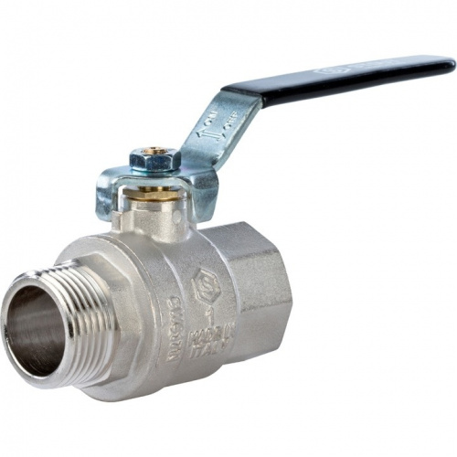 Кран шаровый полн. прох. 1" В/Н ручка, STOUT, фото