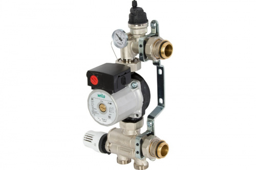 Насосно-смесительная группа Uni-Fitt Solomix 1", c насосом Wilo RS 25/6-130 471N1200, фото