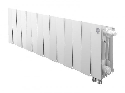 Радиатор биметаллический Royal Thermo PianoForte 200 VDR Bianco Traffico 14 секций, фото