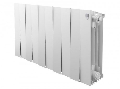 Радиатор биметаллический Royal Thermo PianoForte 300 Bianco Traffico 10 секций, фото