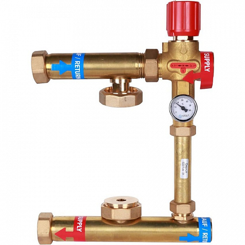 Насосно-смесительный узел Stout Isotherm 30-50°C без насоса, фото фото 2