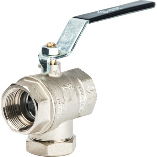 Кран шаровый с фильтром, 1 1/4" ручка-рычаг, фото