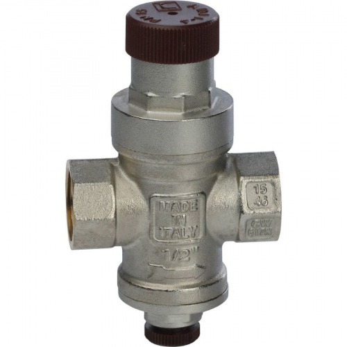 Редуктор давления Stout 1/2 В/В PN16 с выходом под манометр SVS-0010-000015, фото