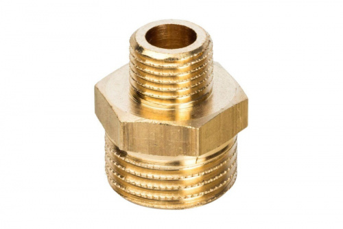 ФР Ниппель лат. переходной  1/2"х1/4" Н/Н, фото