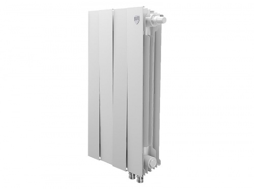 Радиатор биметаллический Royal Thermo Pianoforte 500 VDR Bianco Traffico 4 секции, фото