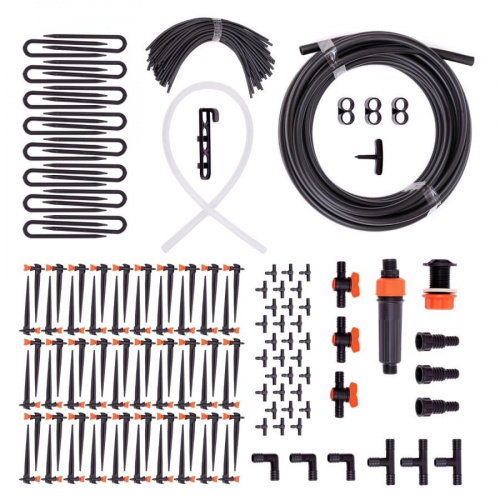 Капельный полив Жук от ёмкости с регулируемыми капельницами на 30 растений, фото