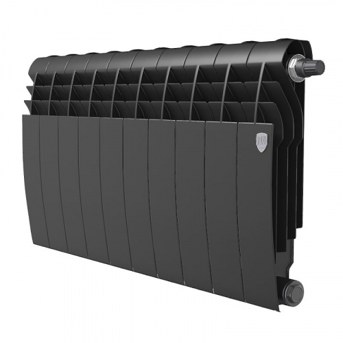 Радиатор биметаллический Royal Thermo Biliner 350 VDR Noir Sable 10 секций, фото