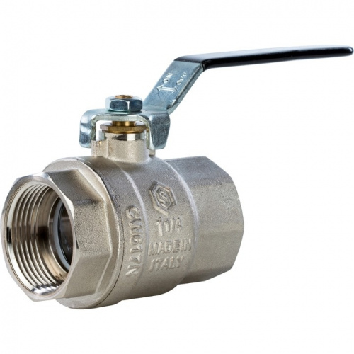 Кран шаровый полн. прох. 1 1/4" В/В ручка, STOUT, фото