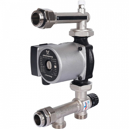 STOUT Насосно-смесительный узел с термостатическим клапаном 20-43°C, с насосом UPSO, фото фото 8