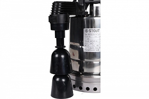 Дренажный насос Stout с вертикальным поплавком 175 л/мин, H=10 м фото 7