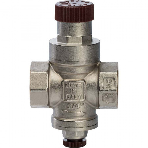 Редуктор давления Stout 3/4 1-4 бар с выходом под манометр 1/4" SVS-0010-000020, фото