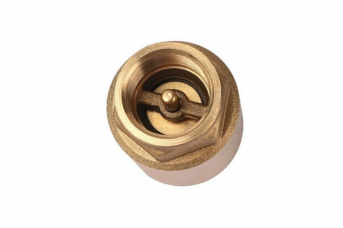 Клапан обратный пружинный муфтовый с металлическим седлом STOUT 3/4 SVC-0011-000020, фото фото 2