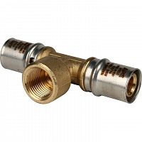 пресс тройник  stout вр 20х1/2х20 для м/п труб sfp-0007-001220