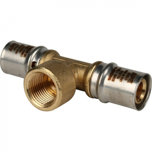 Пресс тройник  Stout ВР 20х1/2х20 для м/п труб SFP-0007-001220, фото