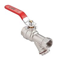 Шаровый кран MVI BV.631 с фильтром 1/2 ММ рычаг, фото