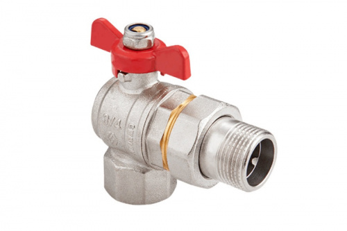 Шаровый кран MVI Premium BV.522 американка угловой 1, фото