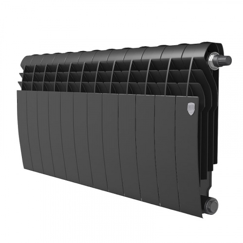 Радиатор биметаллический Royal Thermo Biliner 350 VDR Noir Sable 12 секций, фото