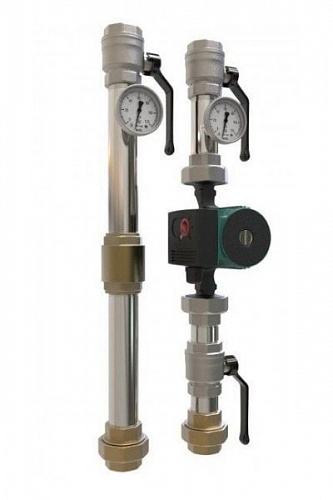 Насосная группа прямая DK DN32 без теплоизоляции, без насоса, фото фото 3