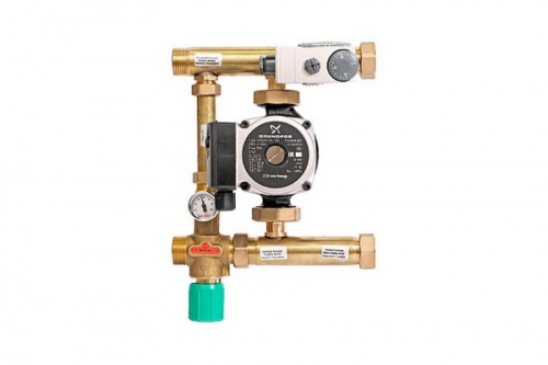 Насосно-смесительная группа UNI-FITT MULTIMIX 1" с насосом GRUNDFOS UPSO 25-65 130, фото