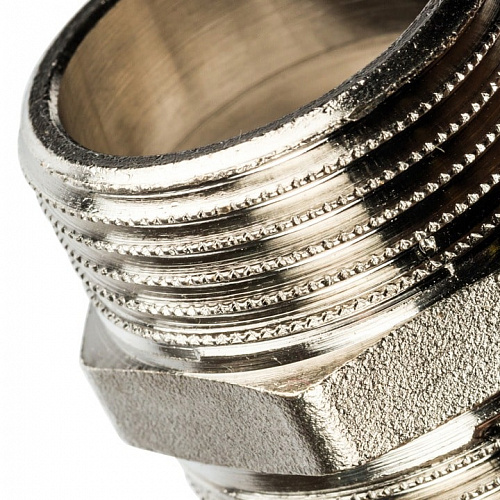 STOUT Ниппель Н/Н 1" никелированный SFT-0004-000011, фото фото 3