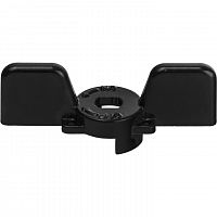 Ручка бабочка Чёрная STOUT для полнопроходных шаровых кранов, 1/2" и 3/4", фото