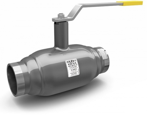 Кран шаровый LD под приварку КШЦП ст. 20 Ду15 Ру4,0 полнопроходной, фото