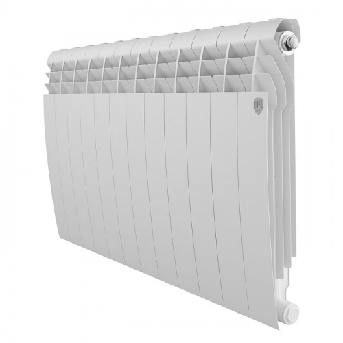 Радиатор биметаллический Royal Thermo BiLiner 500 Bianco Traffico 12 секций, фото