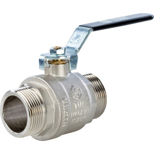 Кран шаровый полн. прох. 1 1/4" Н/Н ручка, STOUT, фото