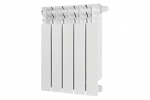 Радиатор биметаллический Stout TITAN 500 5 секций нижнее правое подключение, фото фото 2