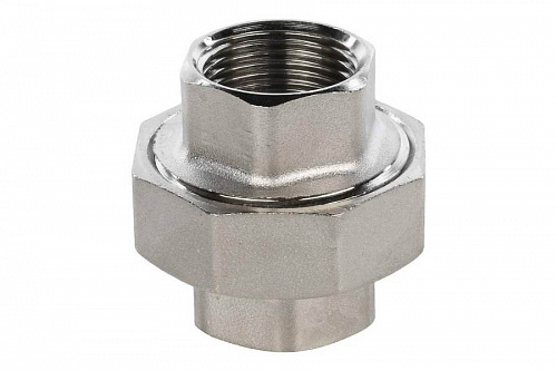 STOUT Американка прямая В/В 3/4" никелированная SFT-0034-000034, фото фото 3