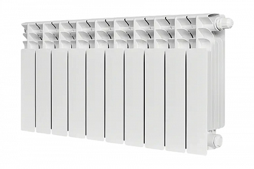 Радиатор биметаллический Stout TITAN 350 10 секций нижнее правое подключение, фото фото 2