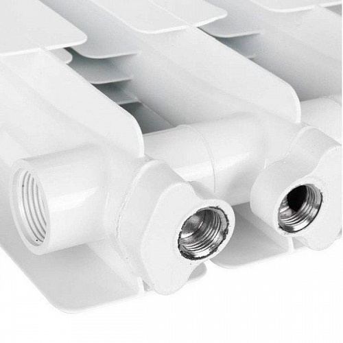 Радиатор алюминиевый Stout Bravo 500 14 секций нижнее правое подключение, фото фото 5