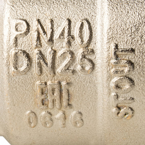 Кран шаровый полн. прох. 1" В/Н бабочка, STOUT, фото фото 6