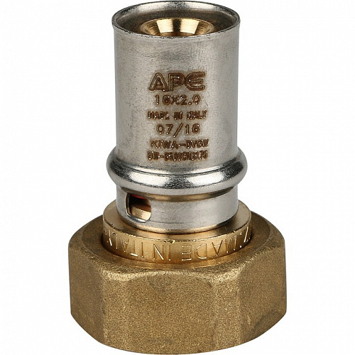 Пресс муфта с накидной гайкой Stout 3/4x16 для м/п труб SFP-0016-003416, фото фото 3