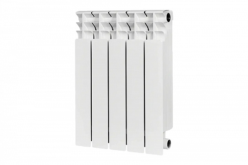 Радиатор биметаллический Stout TITAN 500 5 секций боковое подключение, фото фото 2