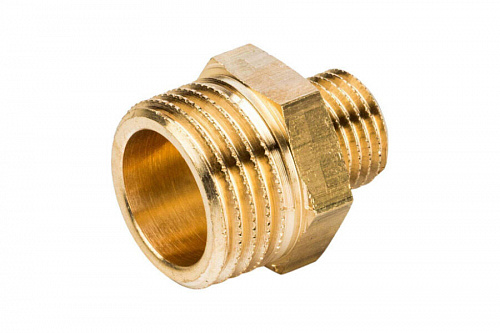 ФР Ниппель лат. переходной  1/2"х1/4" Н/Н, фото фото 3